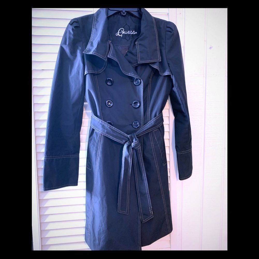 Guess Women’s Trench Coat Black
